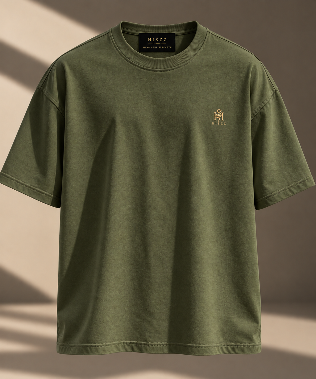 olivegreen-loosefit-F - Hiszz